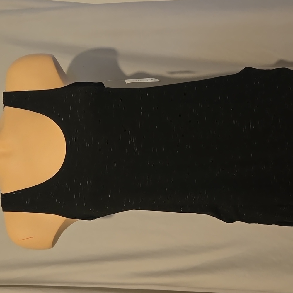 Maison Jules Black heathered tank top, NEW